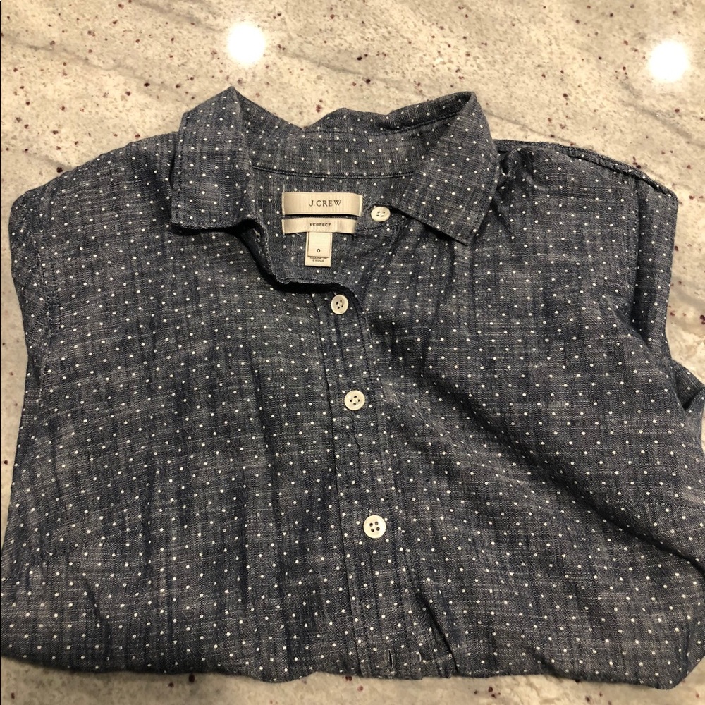 J. Crew Perfect Button Down Shirt